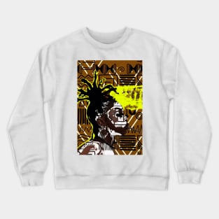 Afrocentric honey, smoking sexy Crewneck Sweatshirt